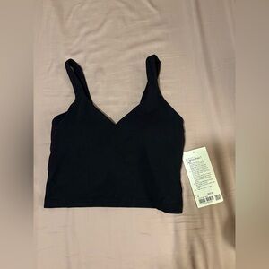Black Align Tank NWT 6